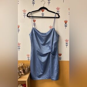 Topshop sz 12 Elegant Blue Slip Dress